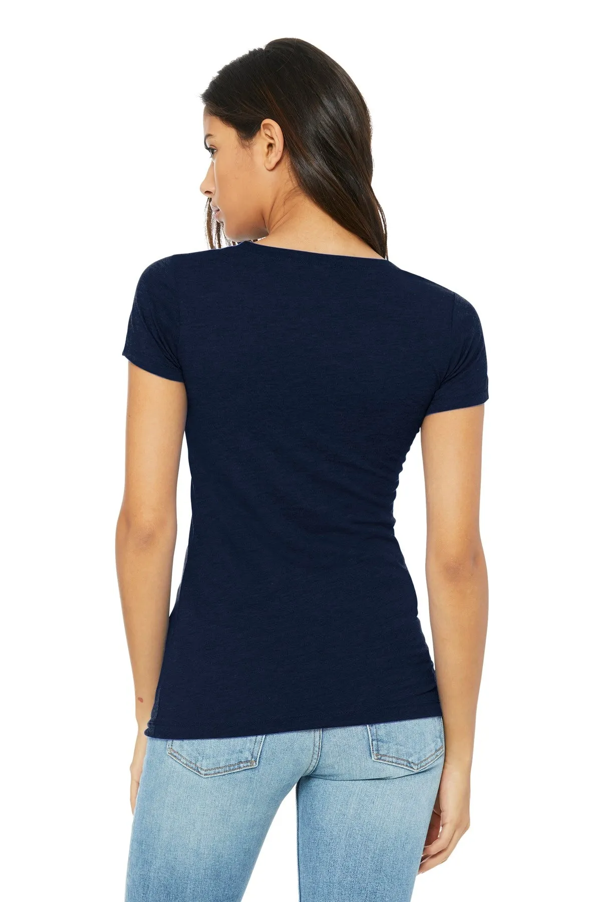 BELLA CANVAS  Women's Slim Fit Tee. BC6004 Navy