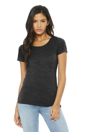 BELLA CANVAS  Women's Triblend Short Sleeve Tee. BC8413 Charcoal-Black Triblend