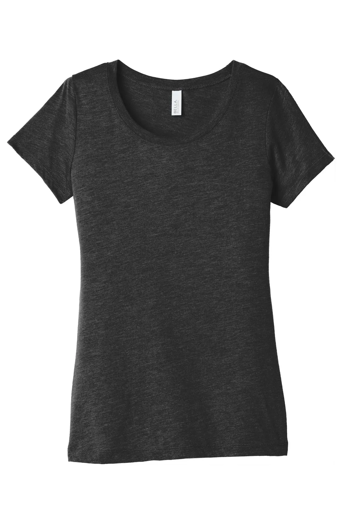 BELLA CANVAS  Women's Triblend Short Sleeve Tee. BC8413 Charcoal-Black Triblend