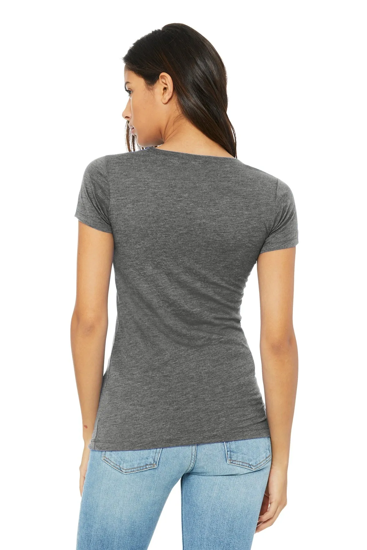 BELLA CANVAS  Women's Triblend Short Sleeve Tee. BC8413 Grey Triblend