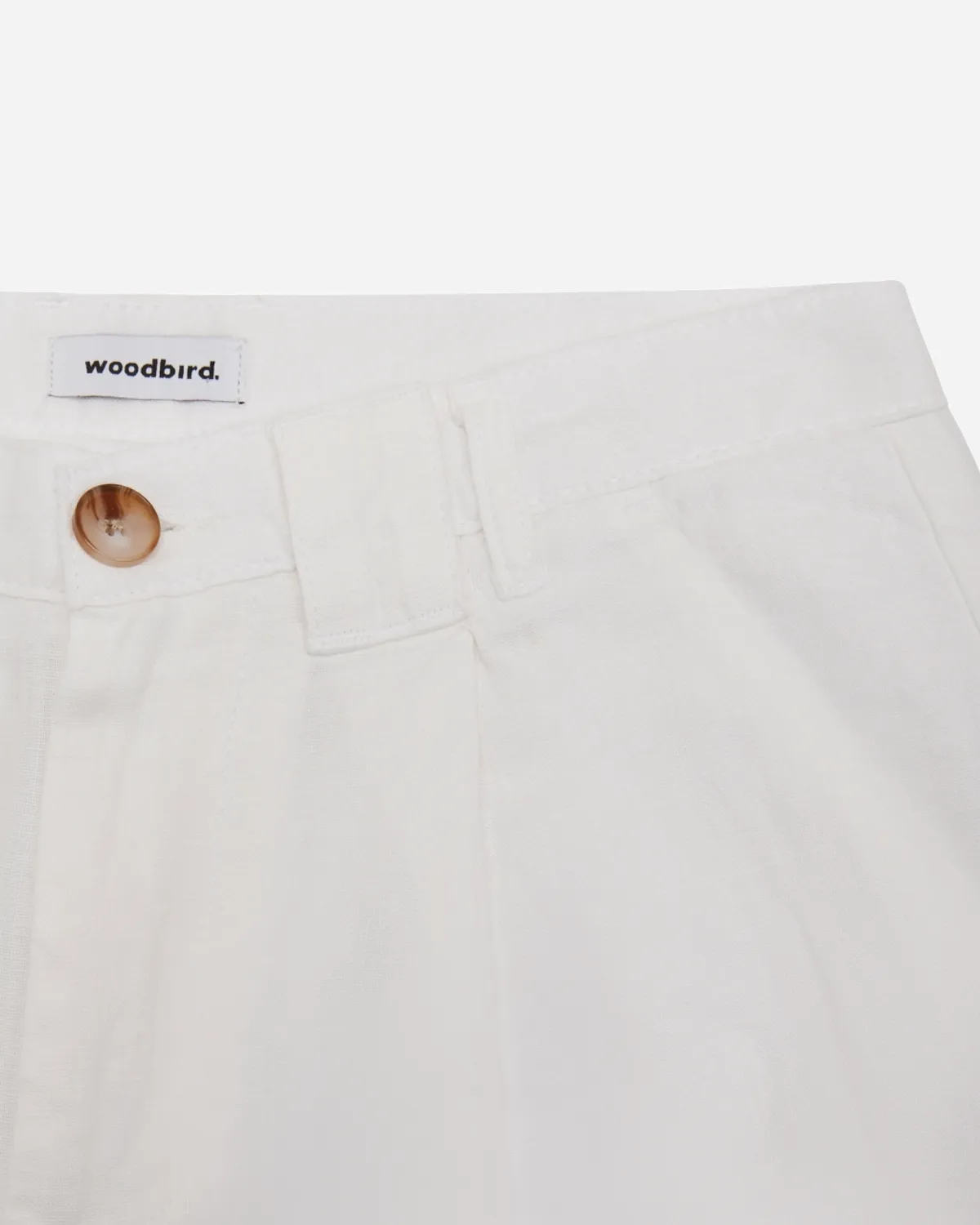 Ben Linen Pants - Off White