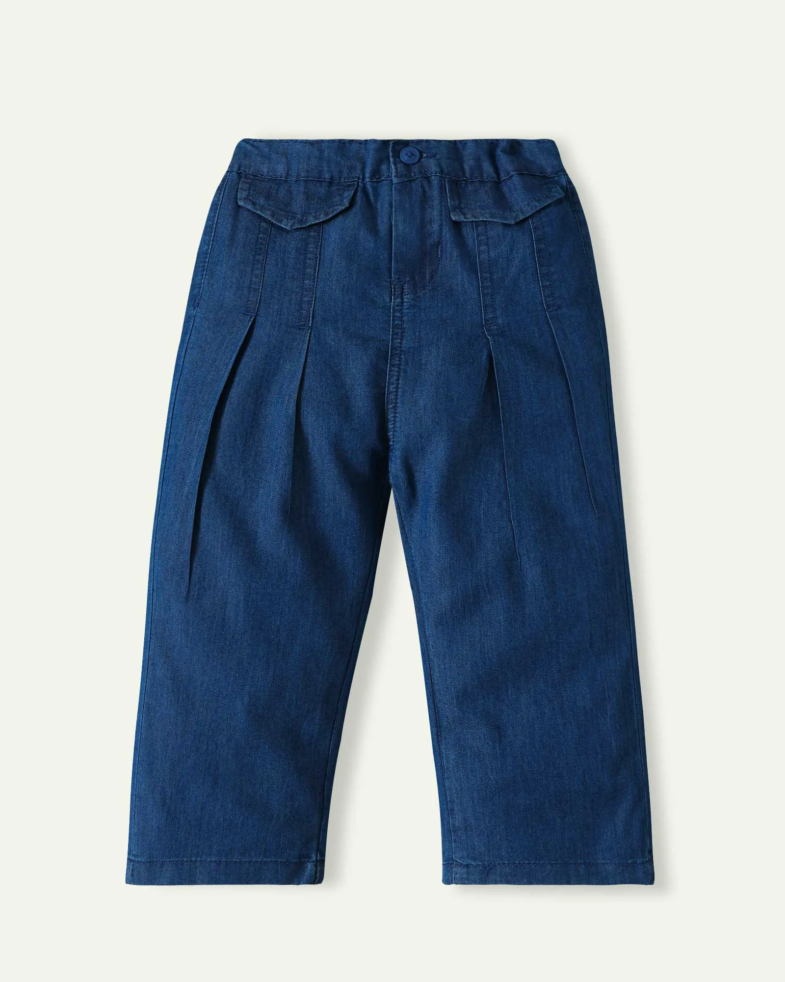 Blue Wide Leg Jeans