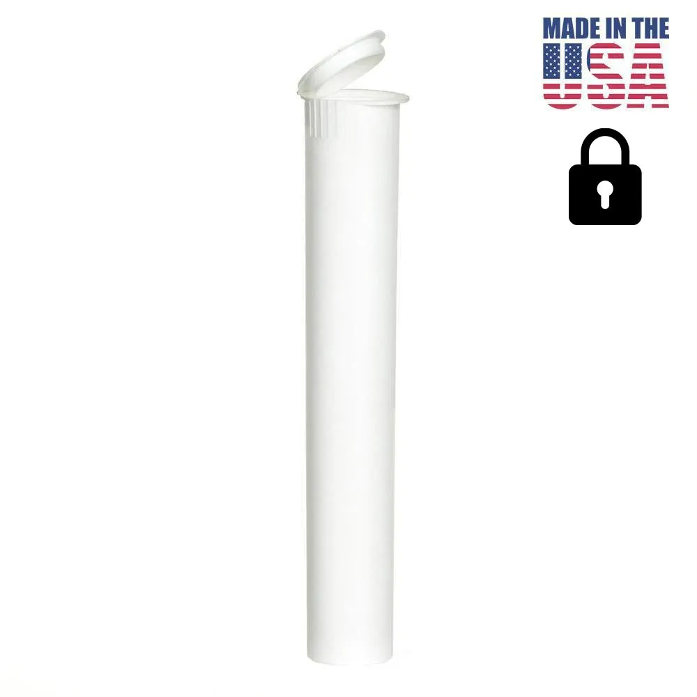 Blunt Tube 116mm - Made in USA - Black, White or Clear (Various Counts)