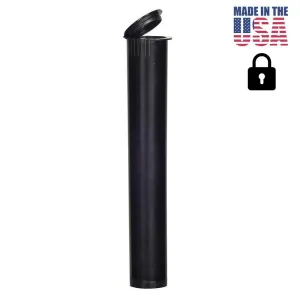 Blunt Tube 116mm - Made in USA - Black, White or Clear (Various Counts)