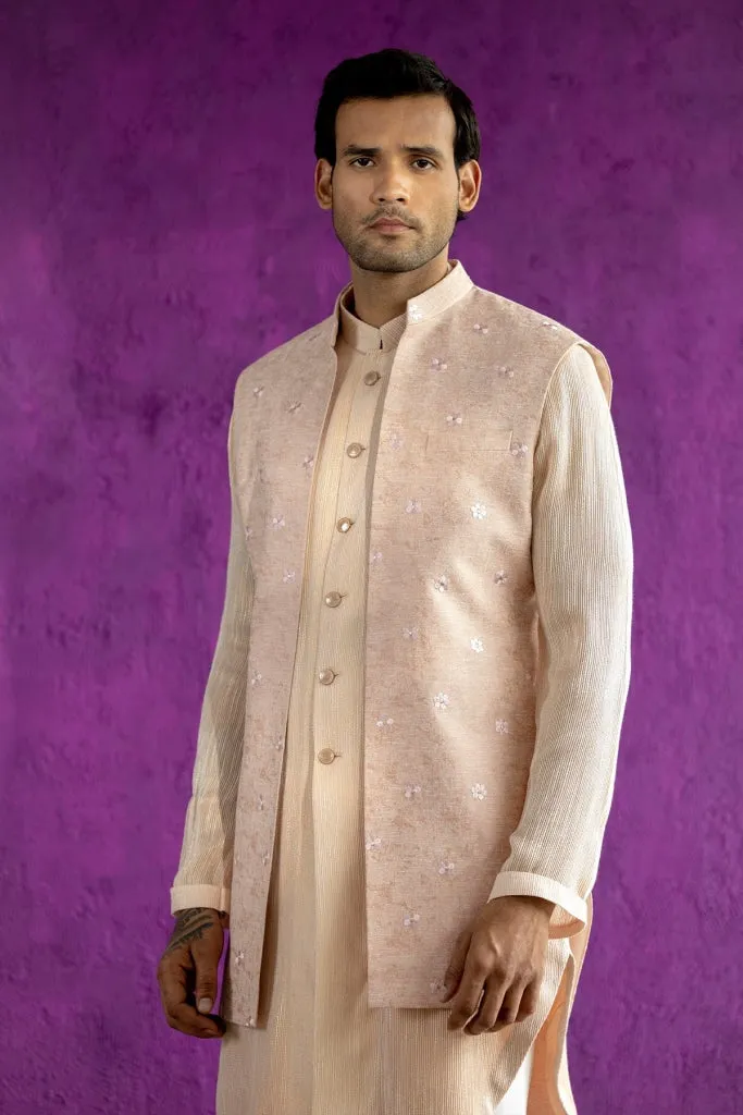 Blush Phool Nehru Jacket