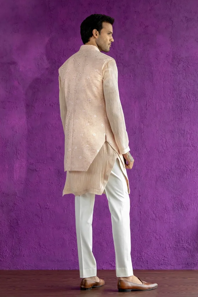 Blush Phool Nehru Jacket