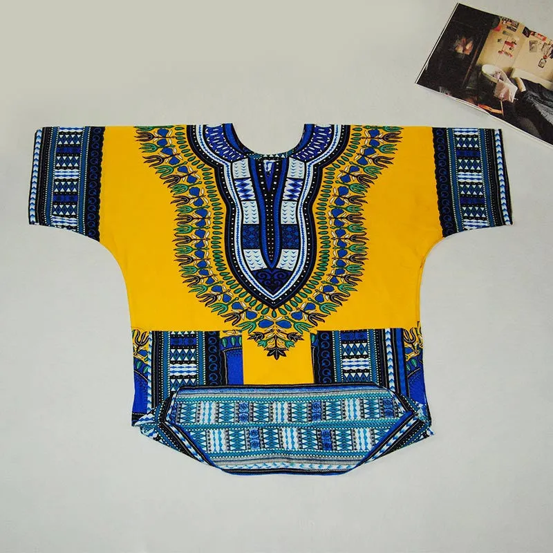 Boho Women Autumn Tunic Dress Hippie Punk Traditional Dashiki Top Shirt Dresses for African Clothing Plus Size 10744
