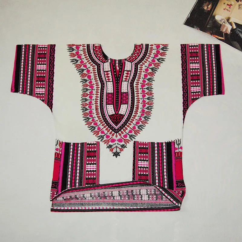 Boho Women Autumn Tunic Dress Hippie Punk Traditional Dashiki Top Shirt Dresses for African Clothing Plus Size 10744
