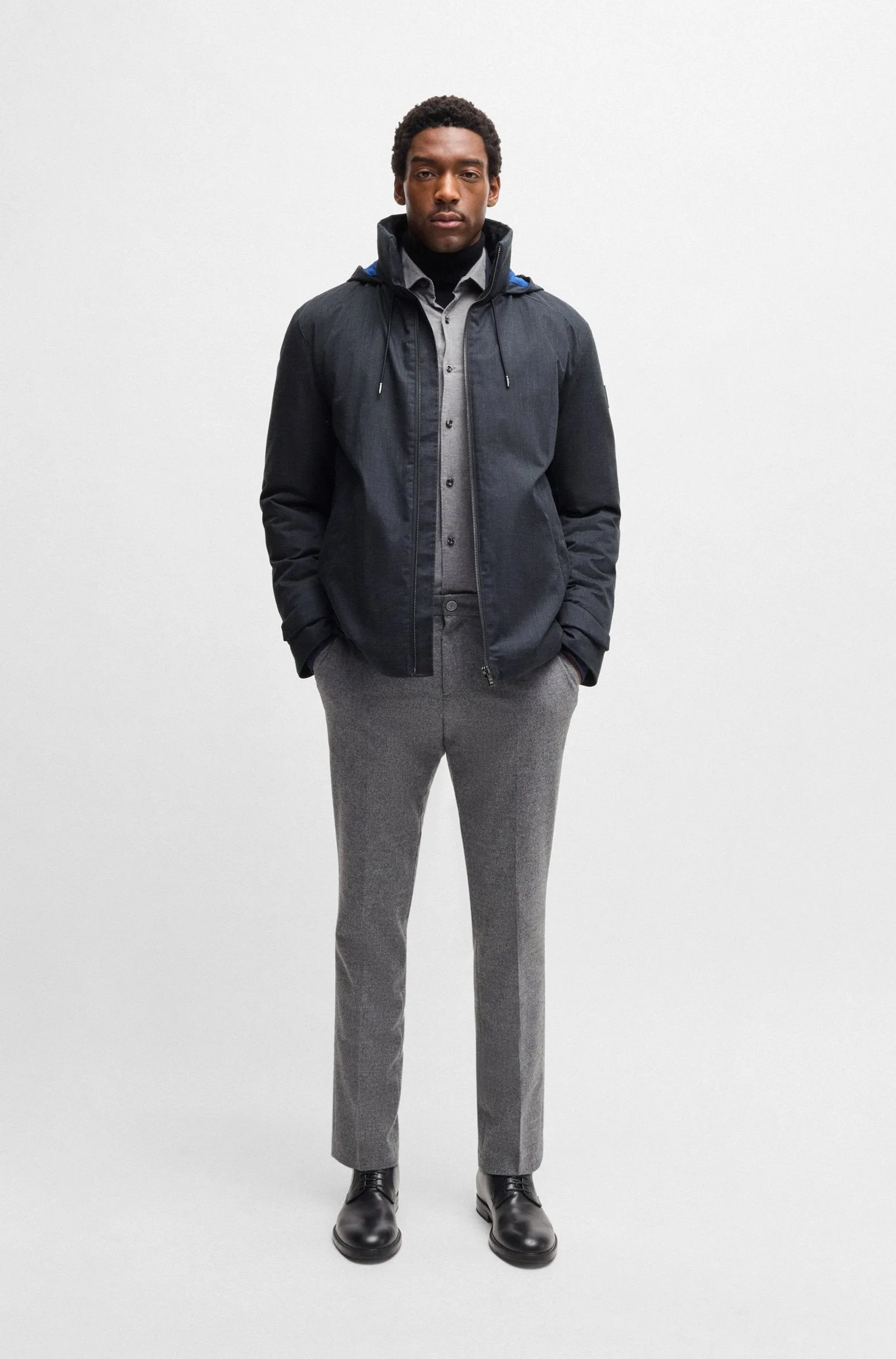 BOSS Casual Jackets Slim Fit in Polyetser Mix - P-CRANMER 10266073 01-50524227