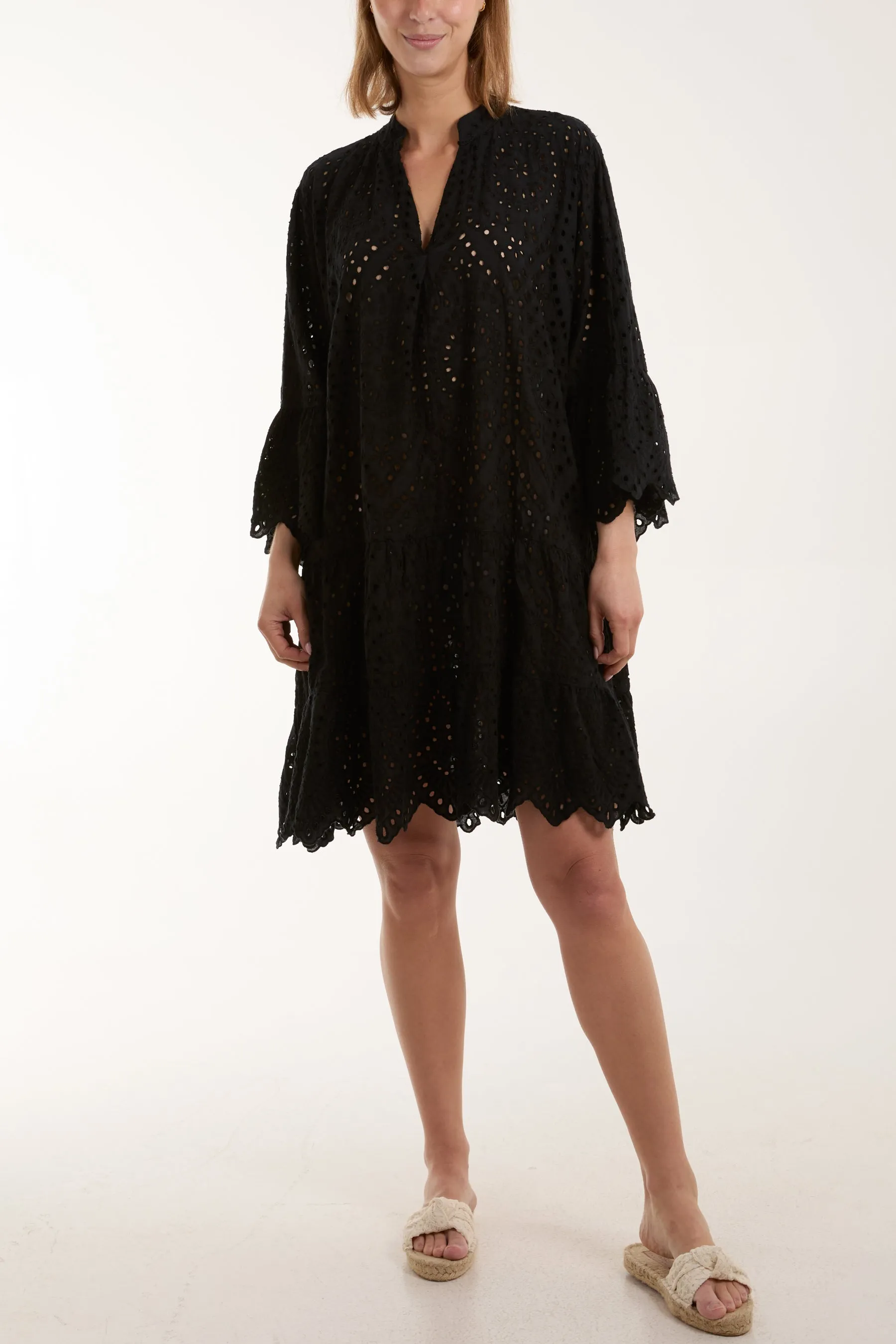 Broderie Anglaise Tunic Dress
