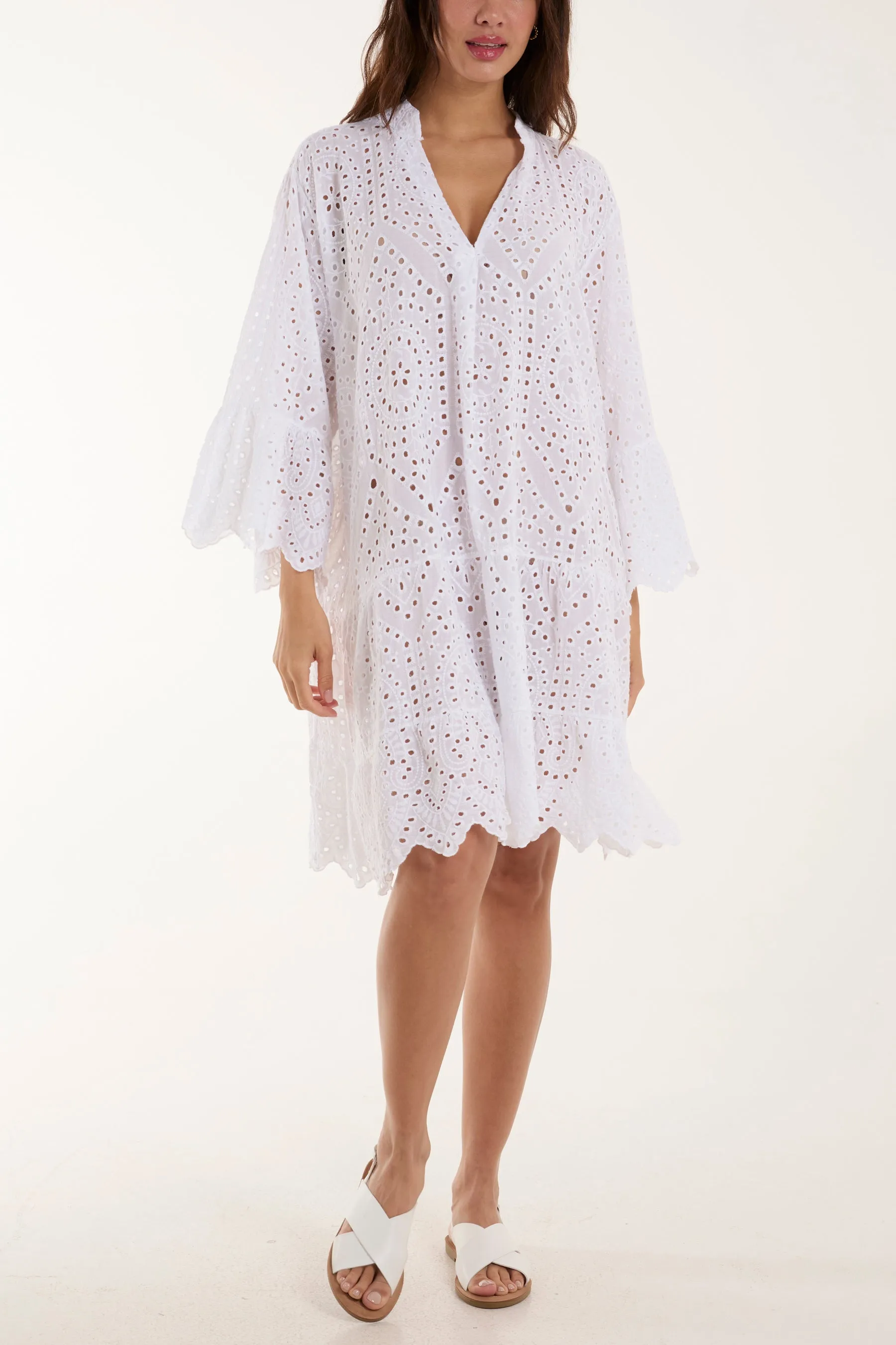 Broderie Anglaise Tunic Dress