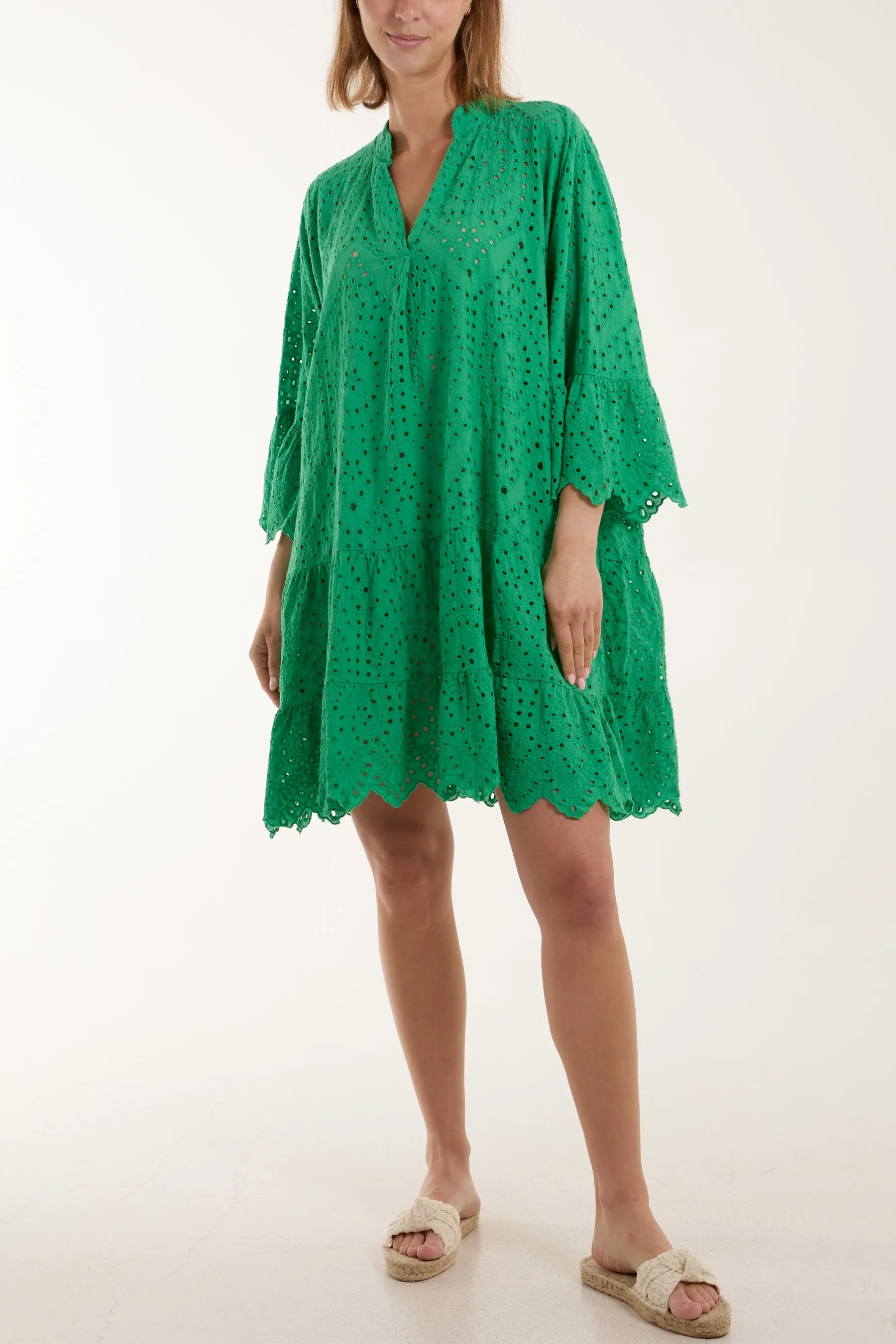 Broderie Anglaise Tunic Dress