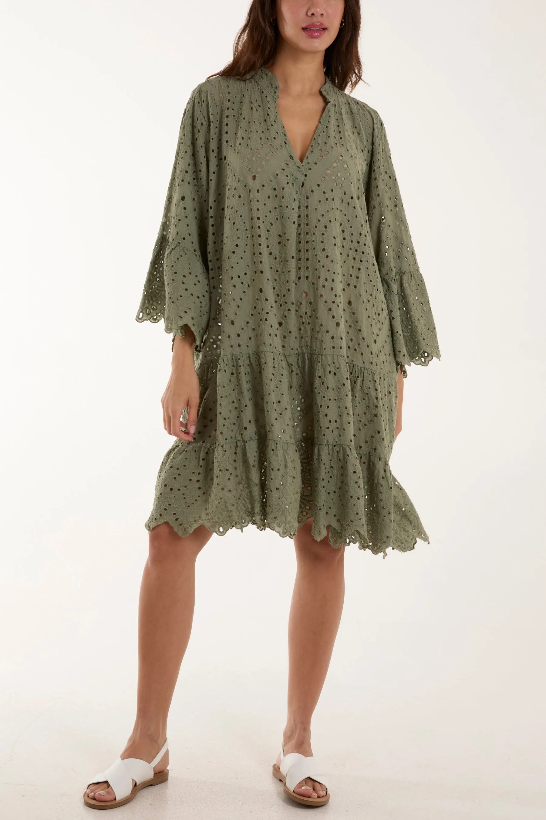 Broderie Anglaise Tunic Dress