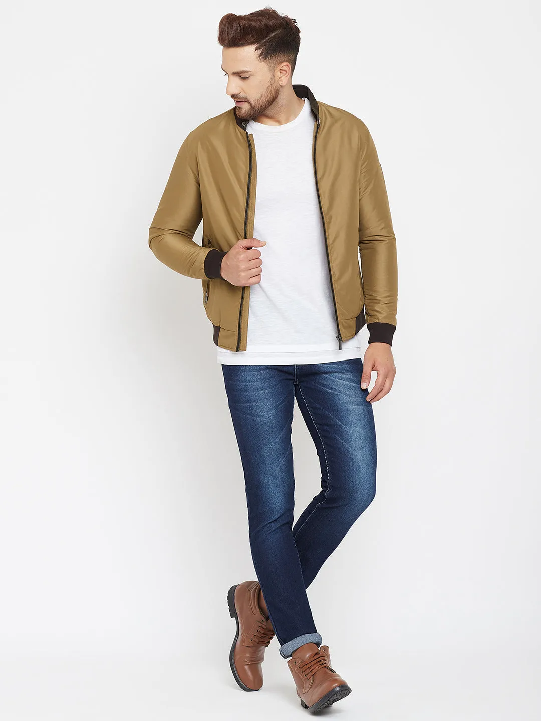 Brown Bomber Jacket