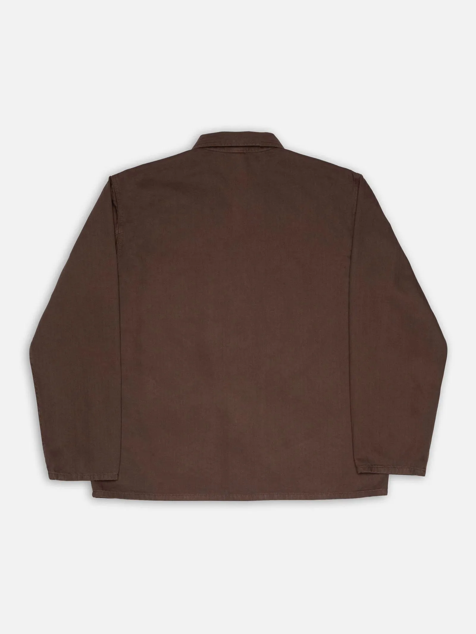 Buddy herringbone chore jacket in walnut