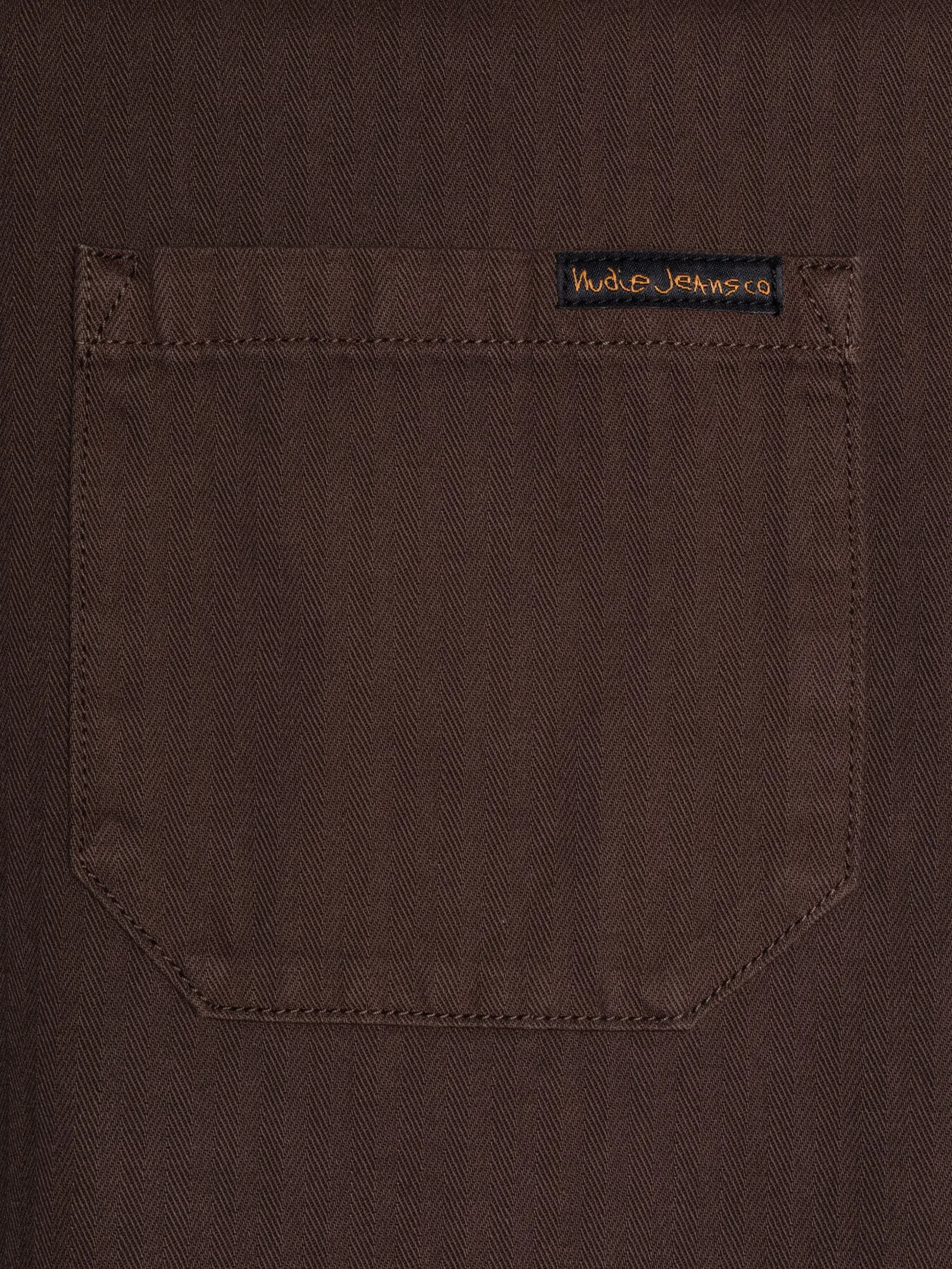Buddy herringbone chore jacket in walnut