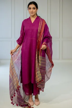 Burgundy Bliss Kurta Set