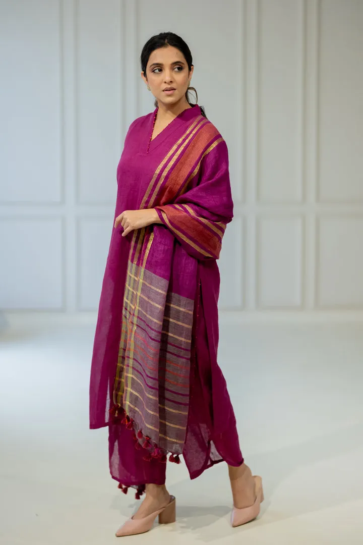 Burgundy Bliss Kurta Set