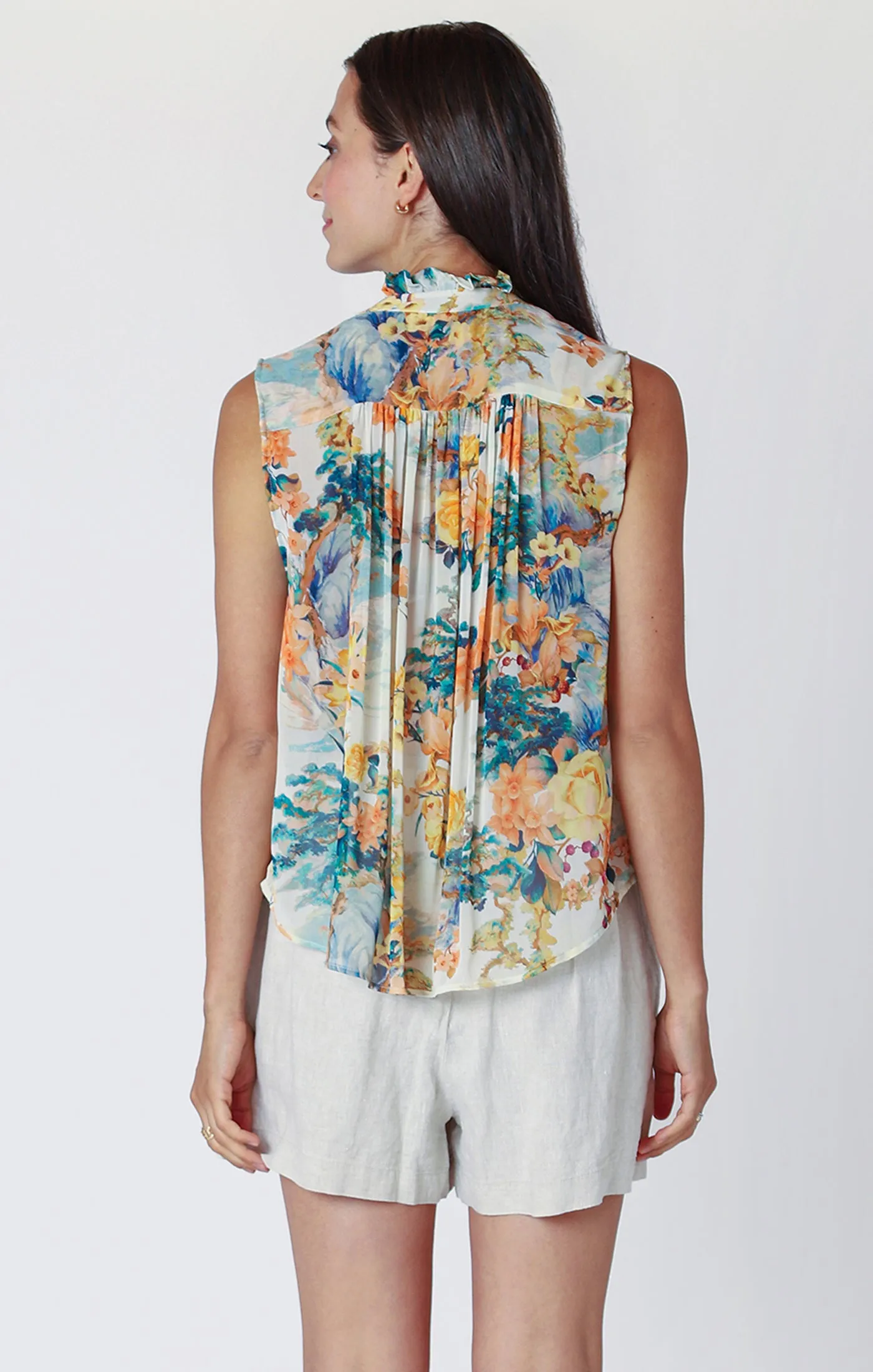 Button Front Blouse
