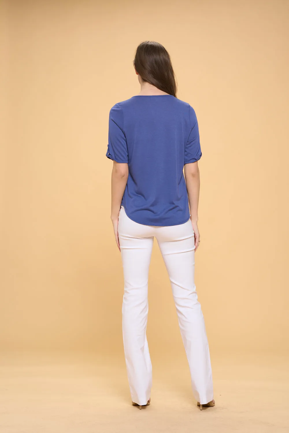 BUTTON FRONT FLAP POCKET SHIRT