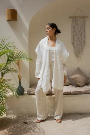 by jay - Soft Linen Relaxed Fit Pants