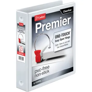 Cardinal EasyOpen ClearVue Locking Round Ring Binder