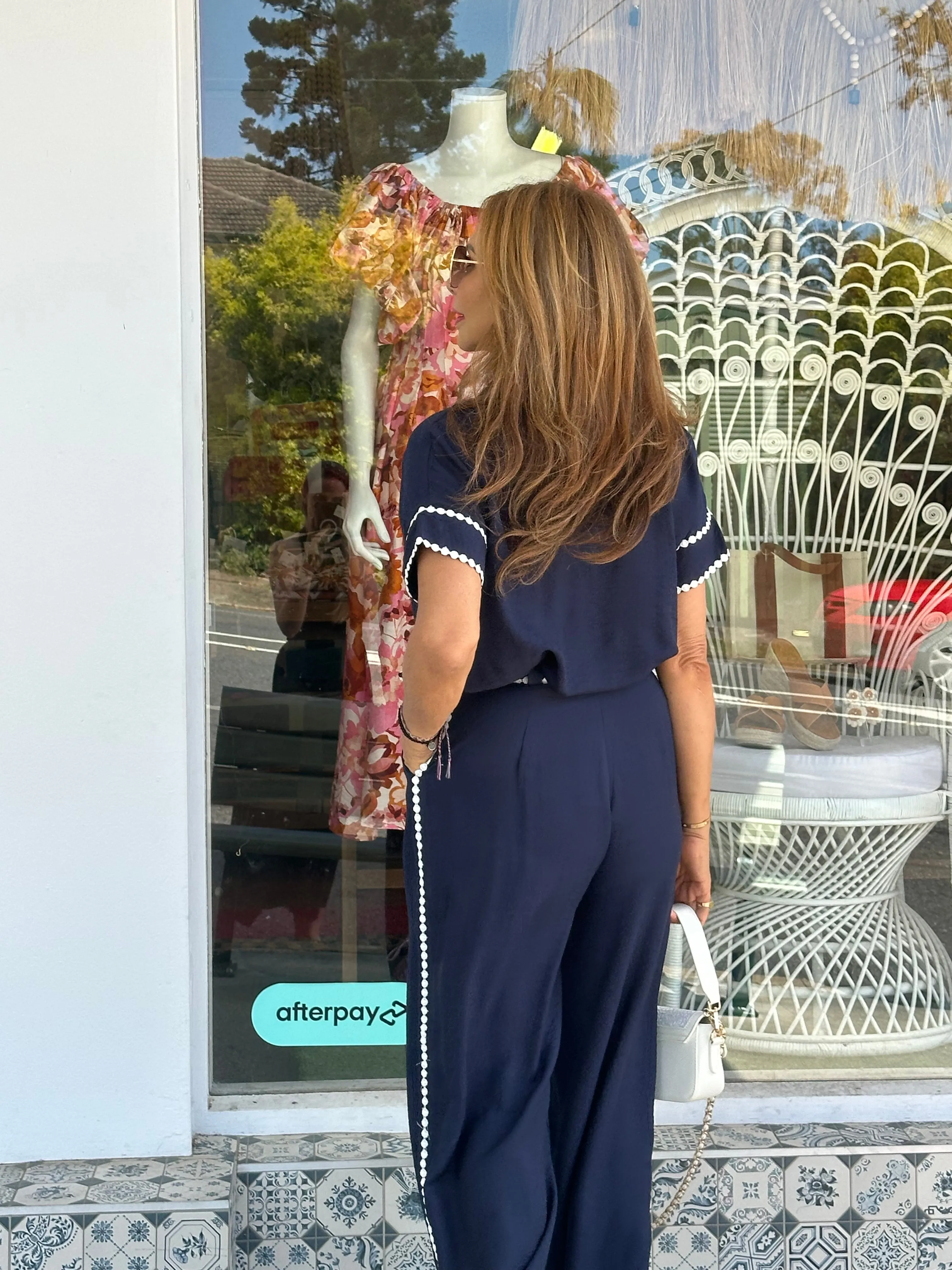 Carly Top - Navy