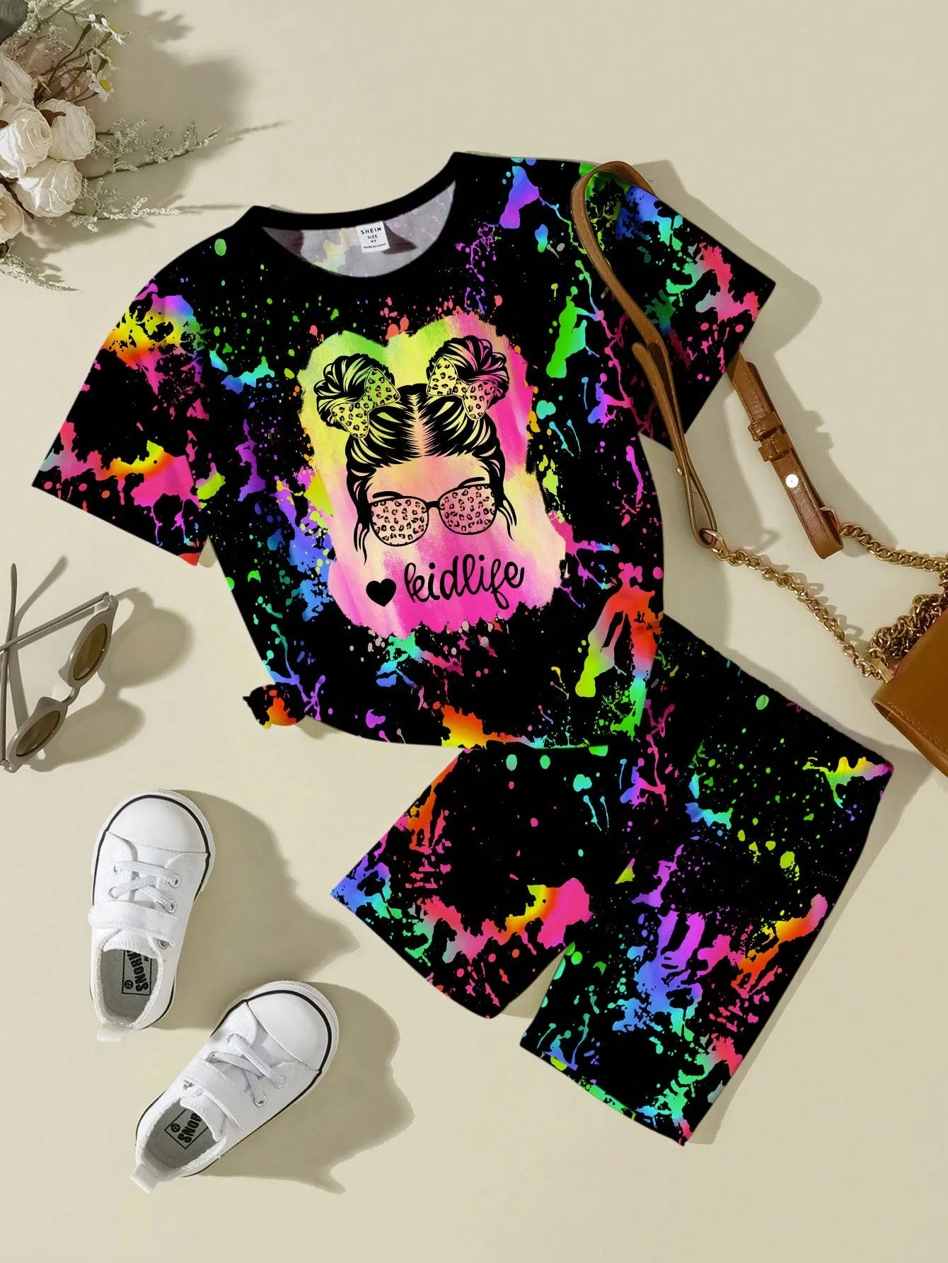 Casual t shirt| Young Girl Casual Simple Short Sleeve T-Shirt