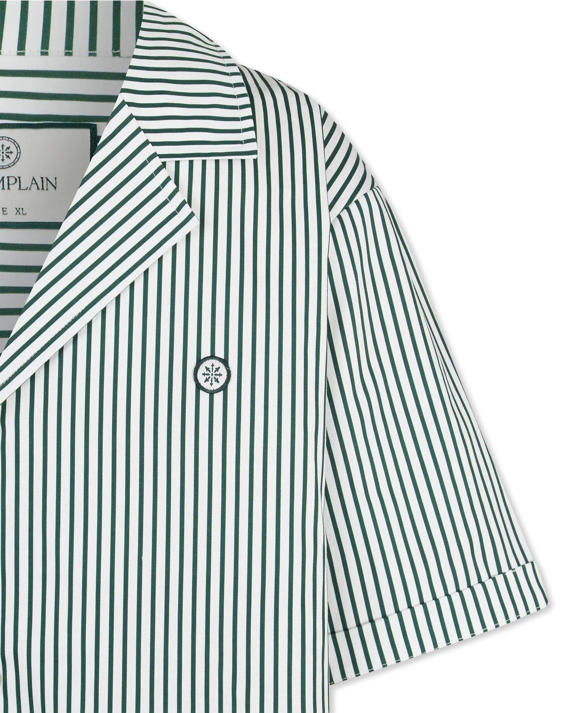Champlain Camp Collar Pinstripe Shirt