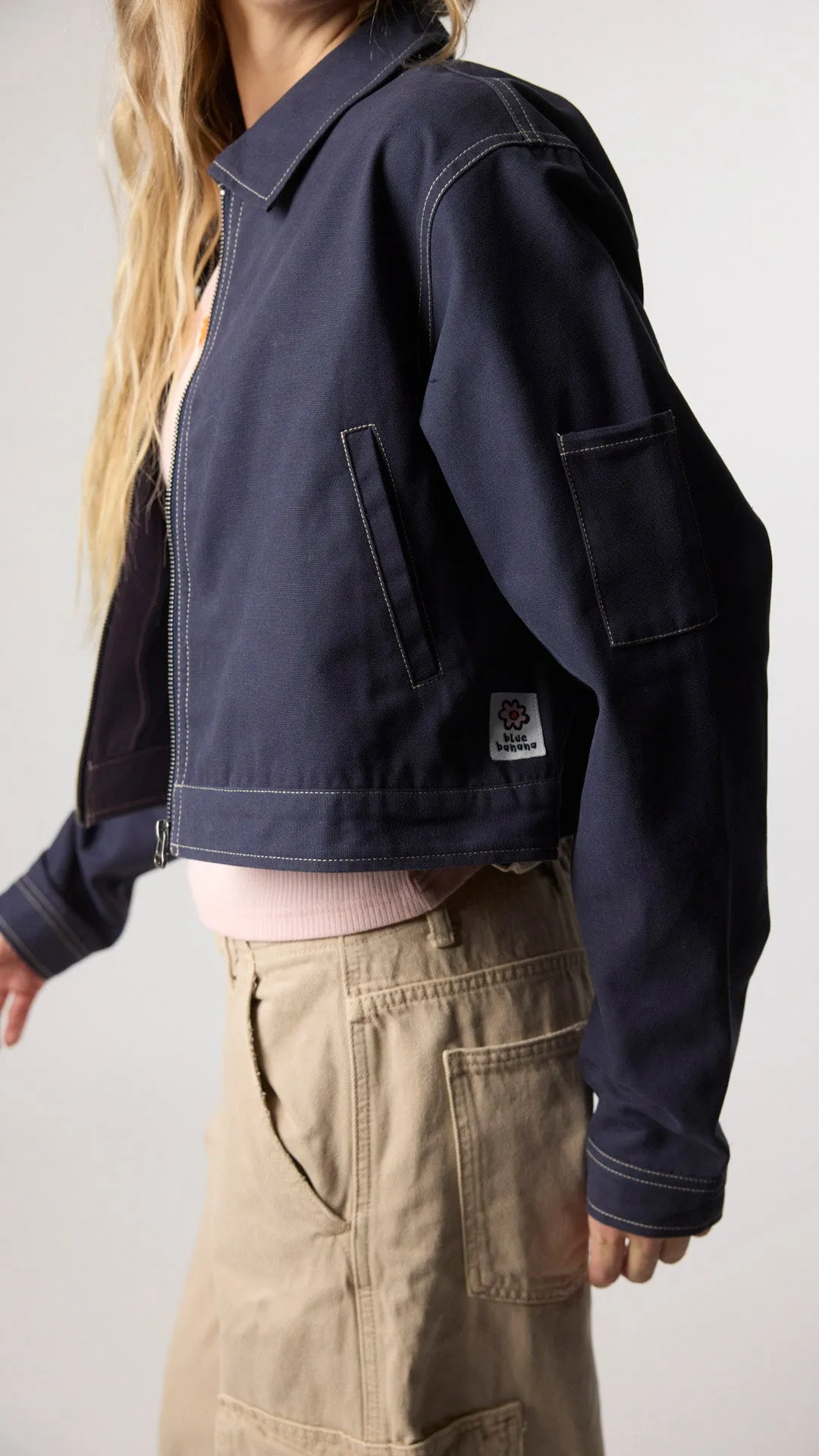CHAQUETA MUJER PIER AZUL MARINO