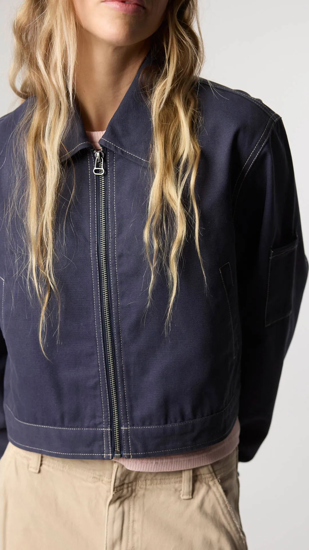 CHAQUETA MUJER PIER AZUL MARINO