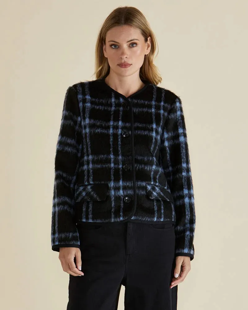 Charlie Check Jacket - Blue Check