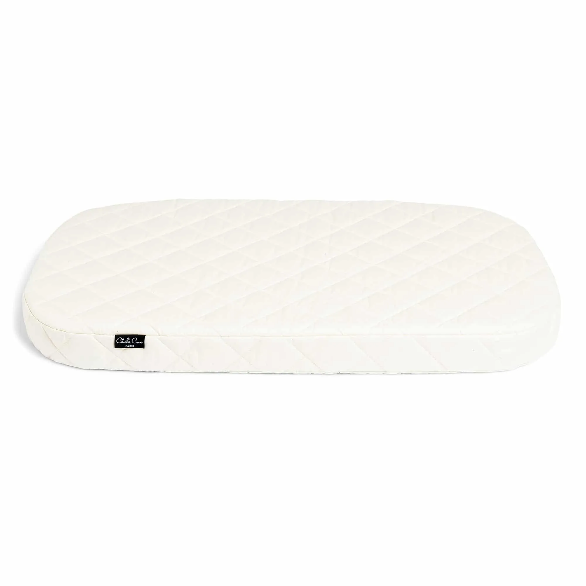 Charlie Crane Kumi Cradle - Mesh / Hazelnut with Foam Mattress