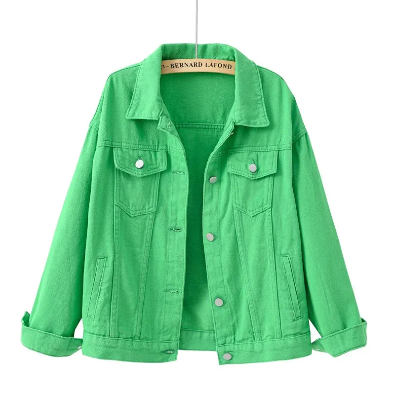 Coat Pink Jean Casual Tops