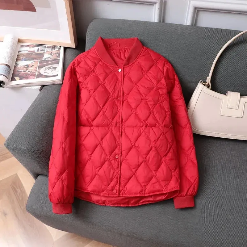 Coat Qulited Autumn Winter Cotton-Padded