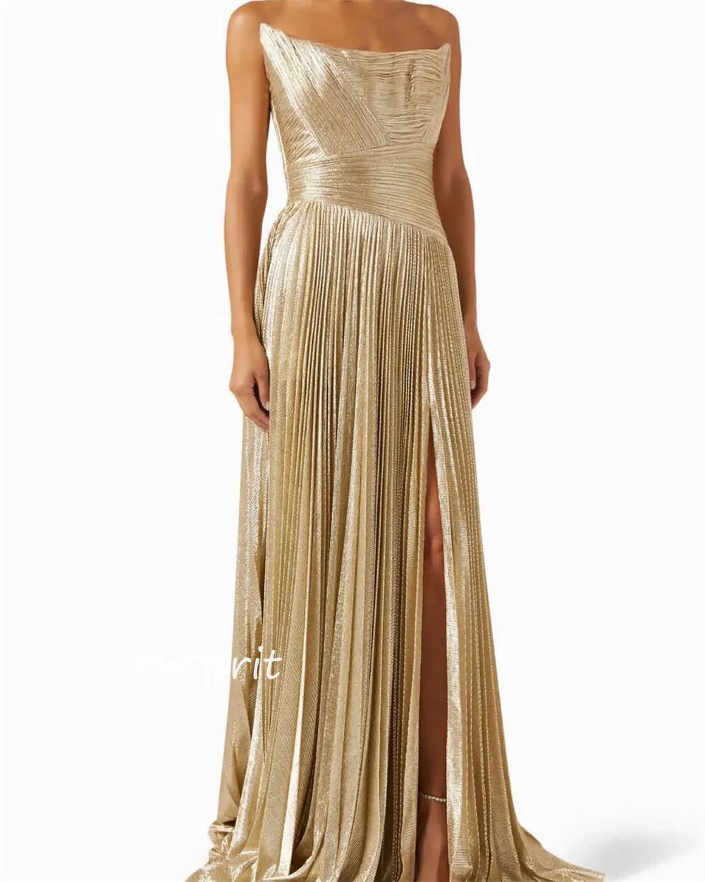 Cocktail Party A-line Strapless Gown Long Dresses