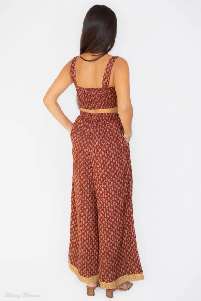 Coogee Pants | Maroon