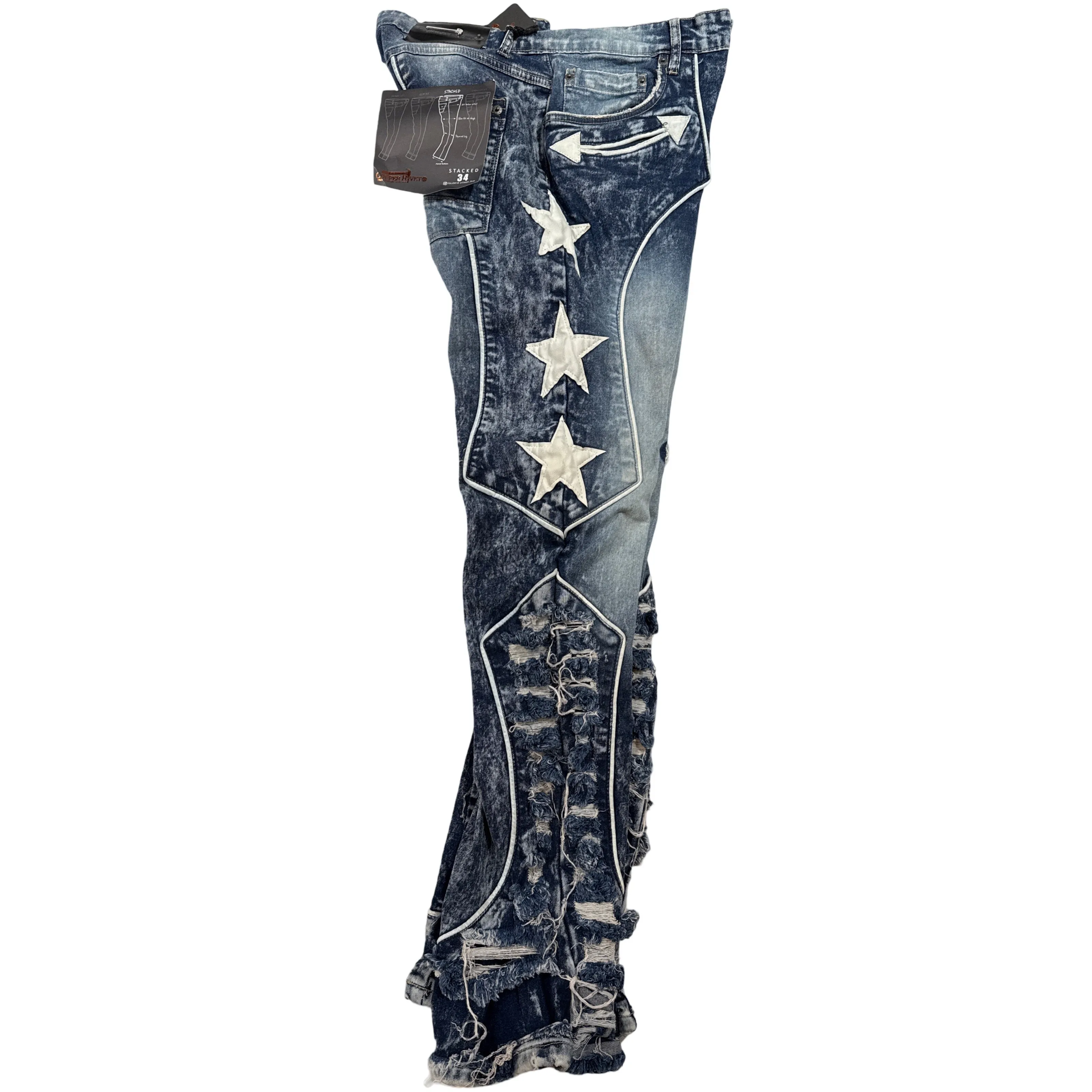 CopperRivet Blue Western Star Jeans