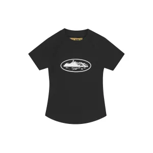 Corteiz Alcatraz Baby Top 'Black/White' Women's (2024)