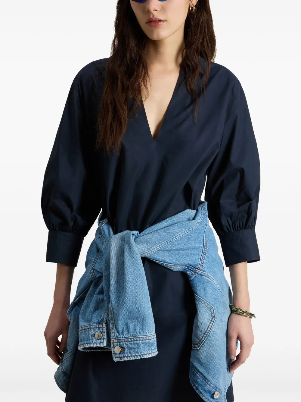 Cotton tunic dress