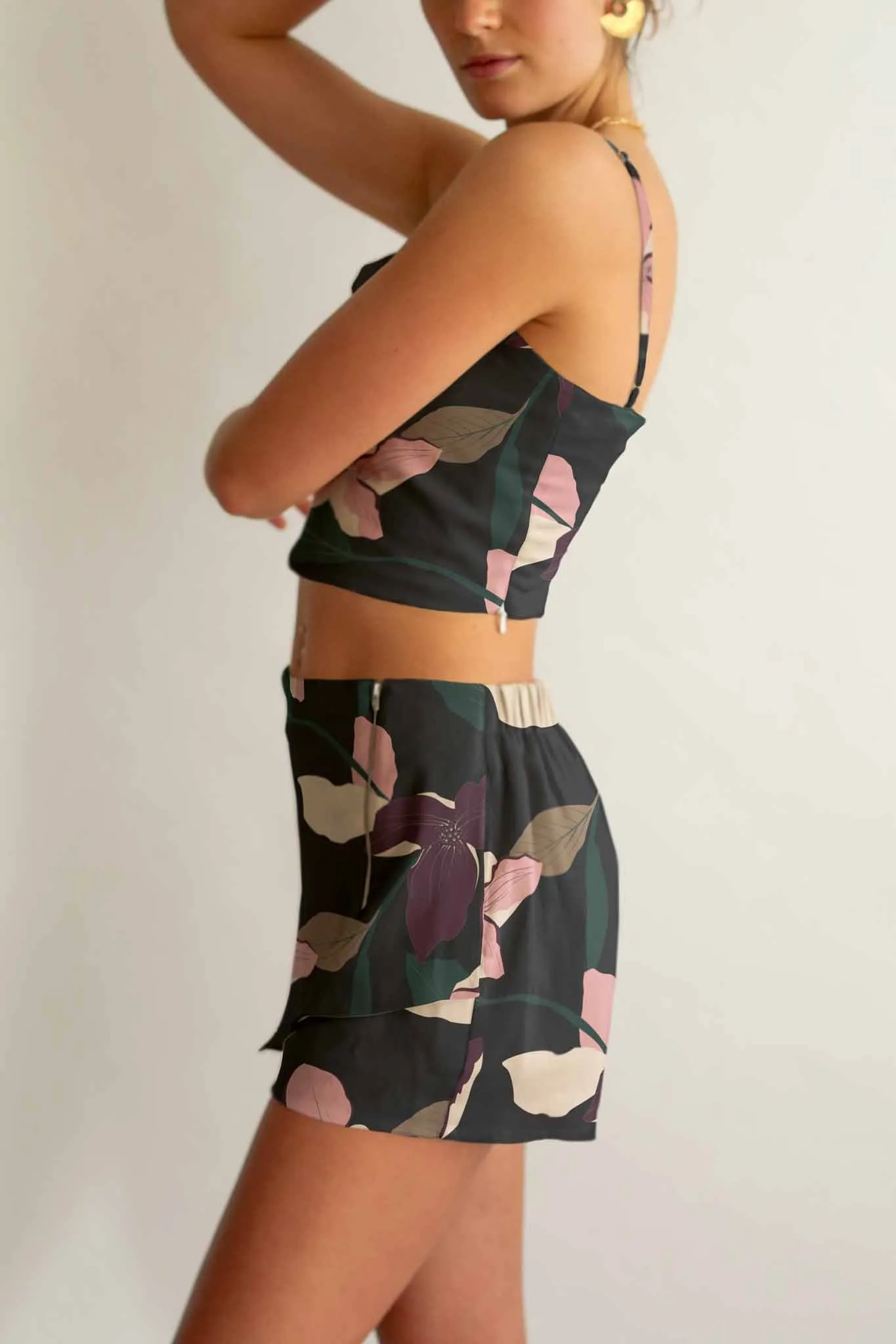 Crop Top and Shorts Set