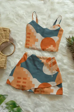 Crop Top and Shorts Set