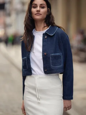 CROPPED DENIM JACKET