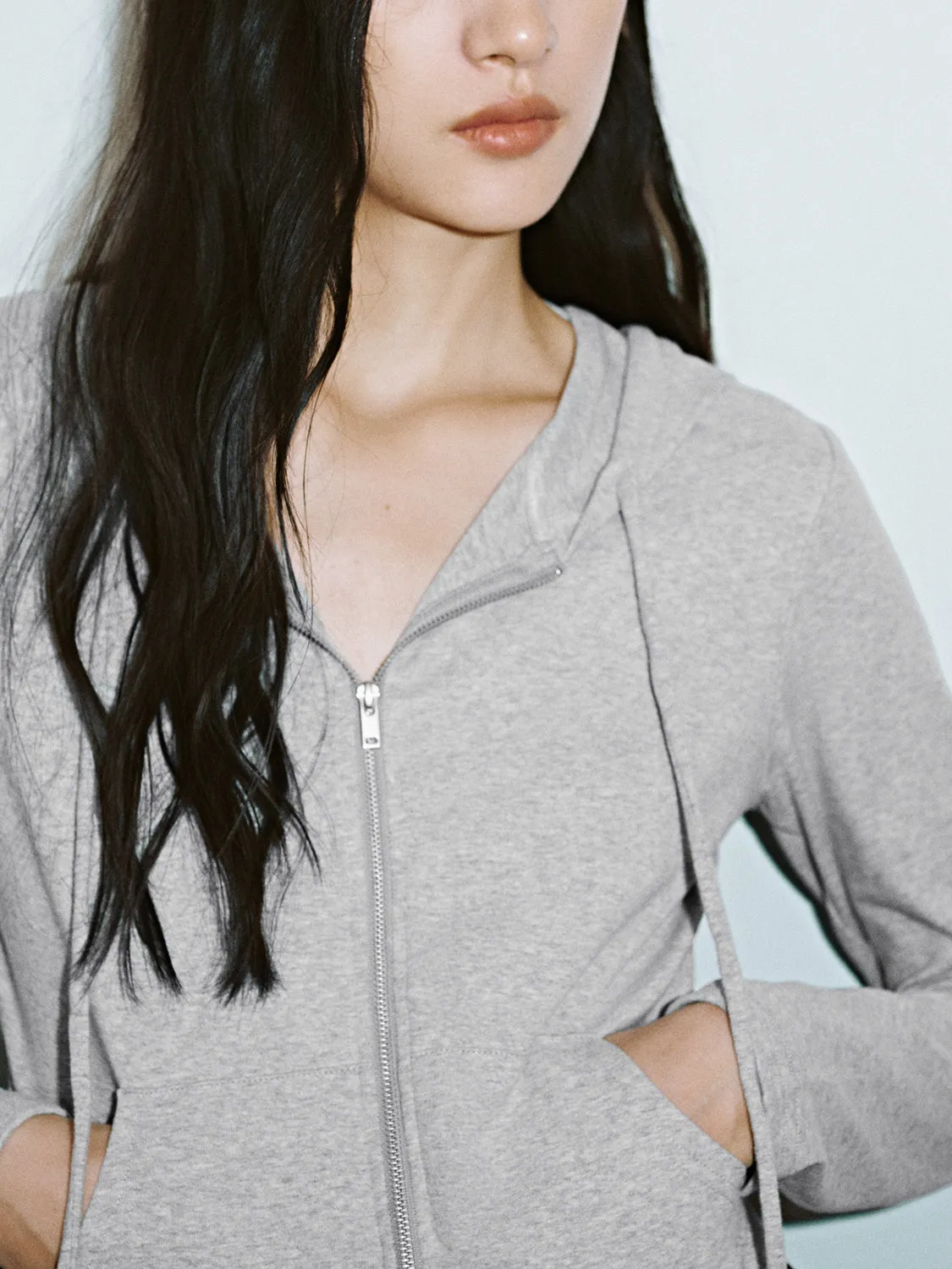 Cropped Hoodie Jackets