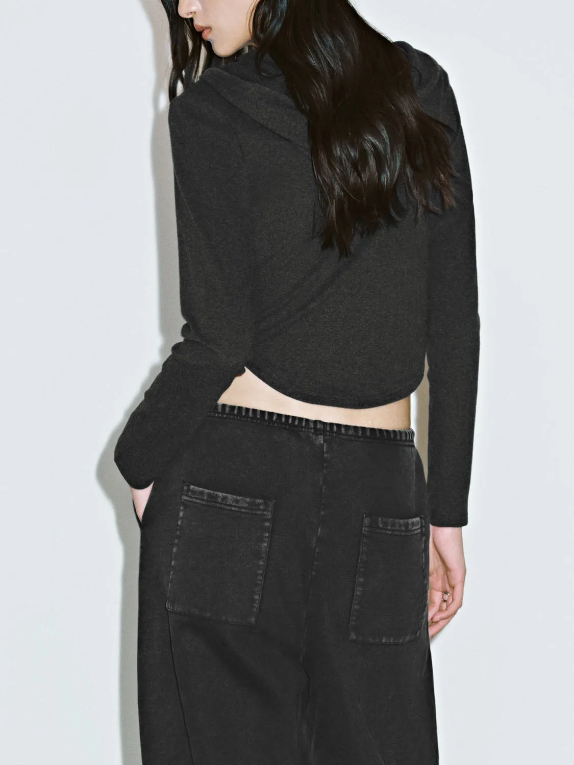Cropped Hoodie Jackets