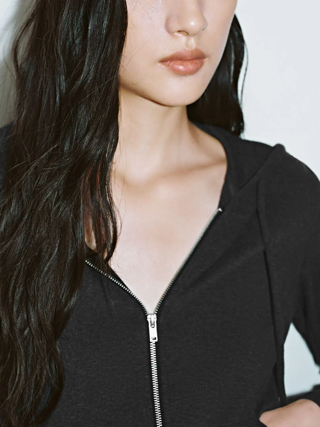 Cropped Hoodie Jackets