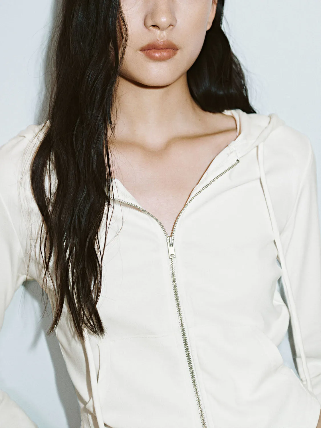 Cropped Hoodie Jackets