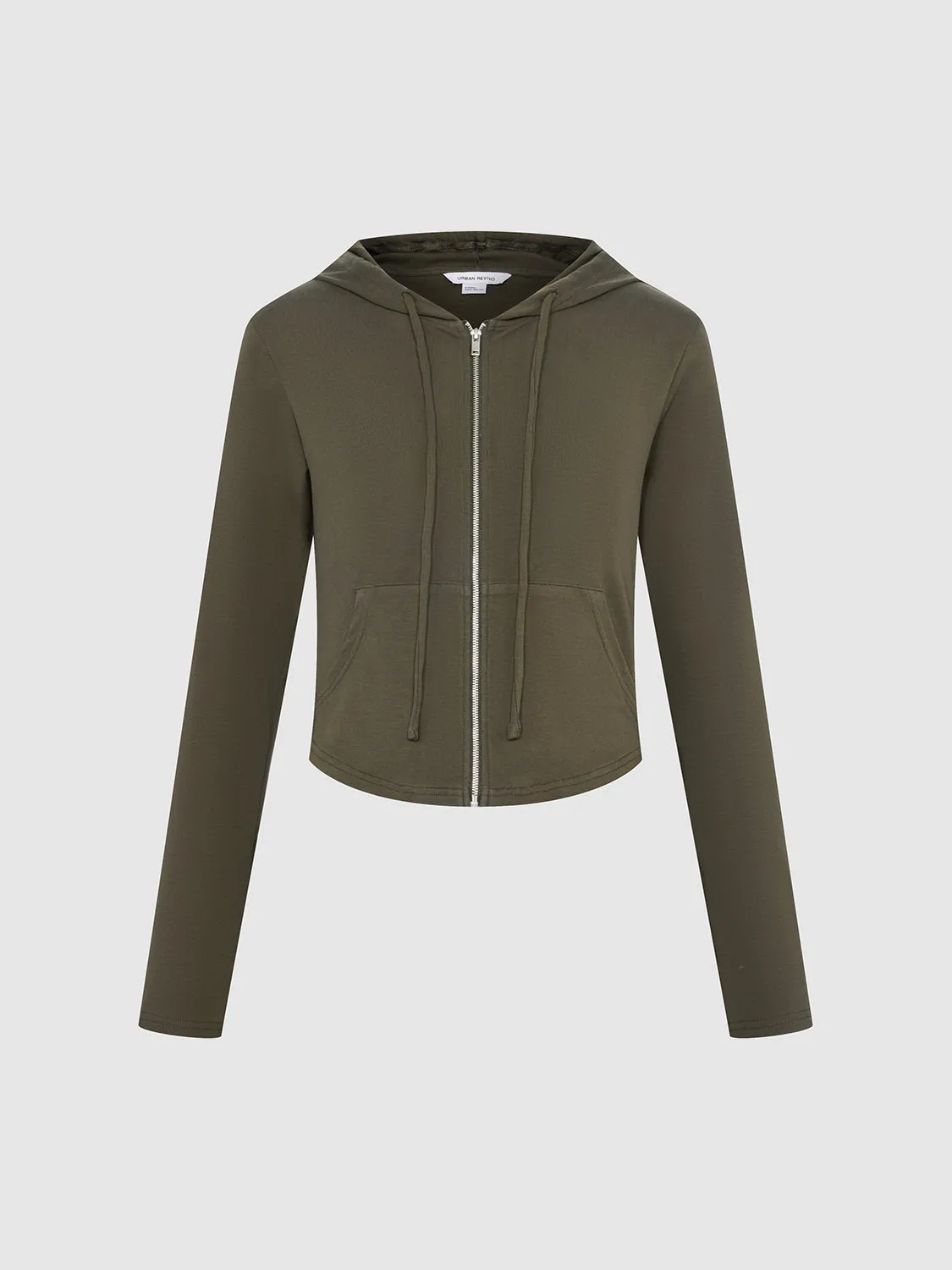Cropped Hoodie Jackets