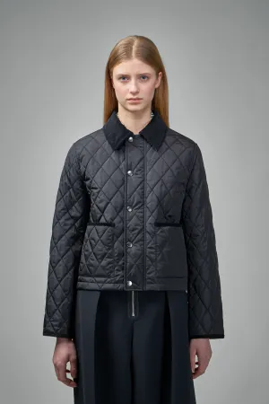 Cropped Quilted Nylon Witney Jacket