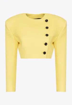 Cropped Wool Jacket